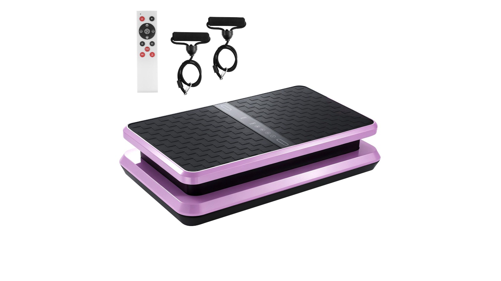 Vibration Plate Exercise Machine with Resistance Band
