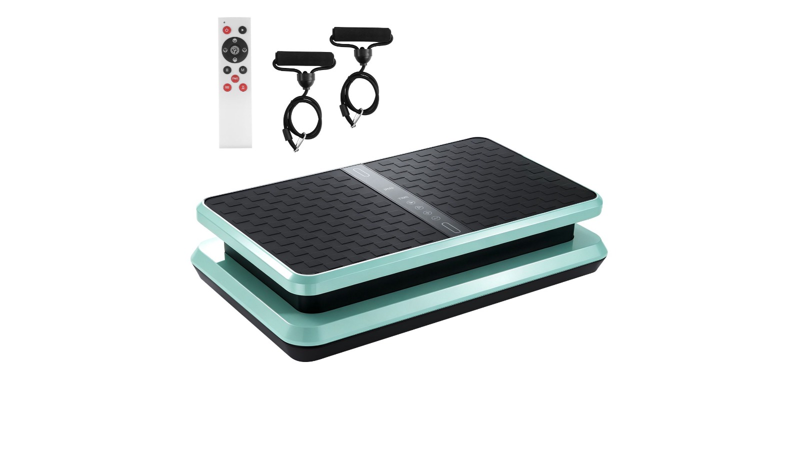 Vibration Plate Exercise Machine with Resistance Band with 150kg Capacity