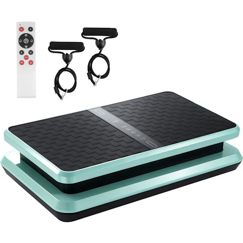Vibration Plate Exercise Machine with Resistance Band with 150kg Capacity