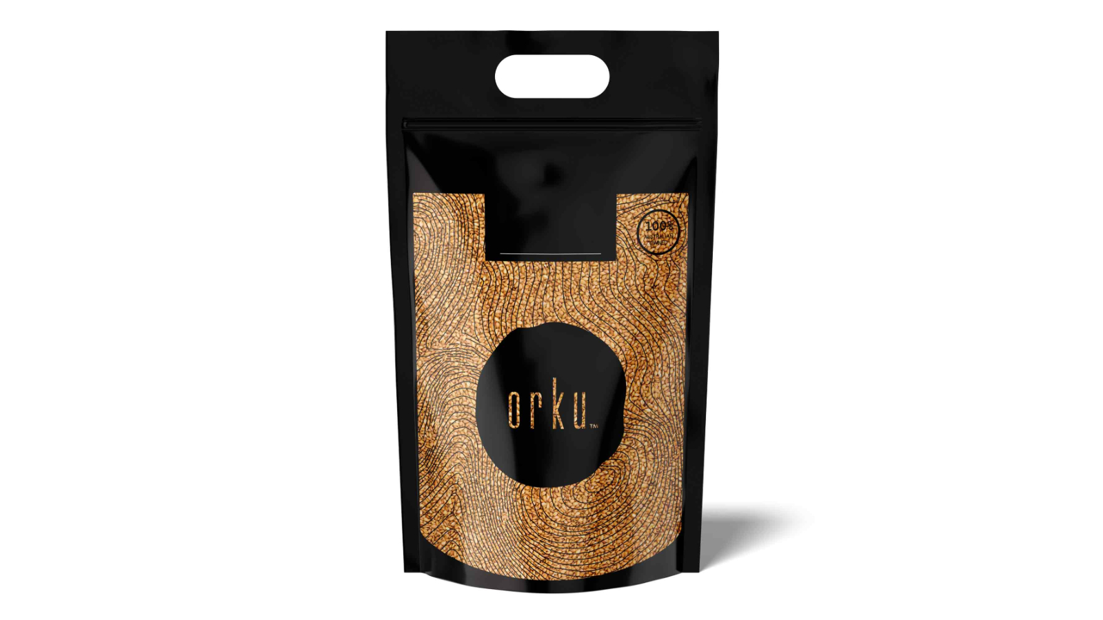 Orku Organic Whole Grain Golden Flaxseed - 20kg 