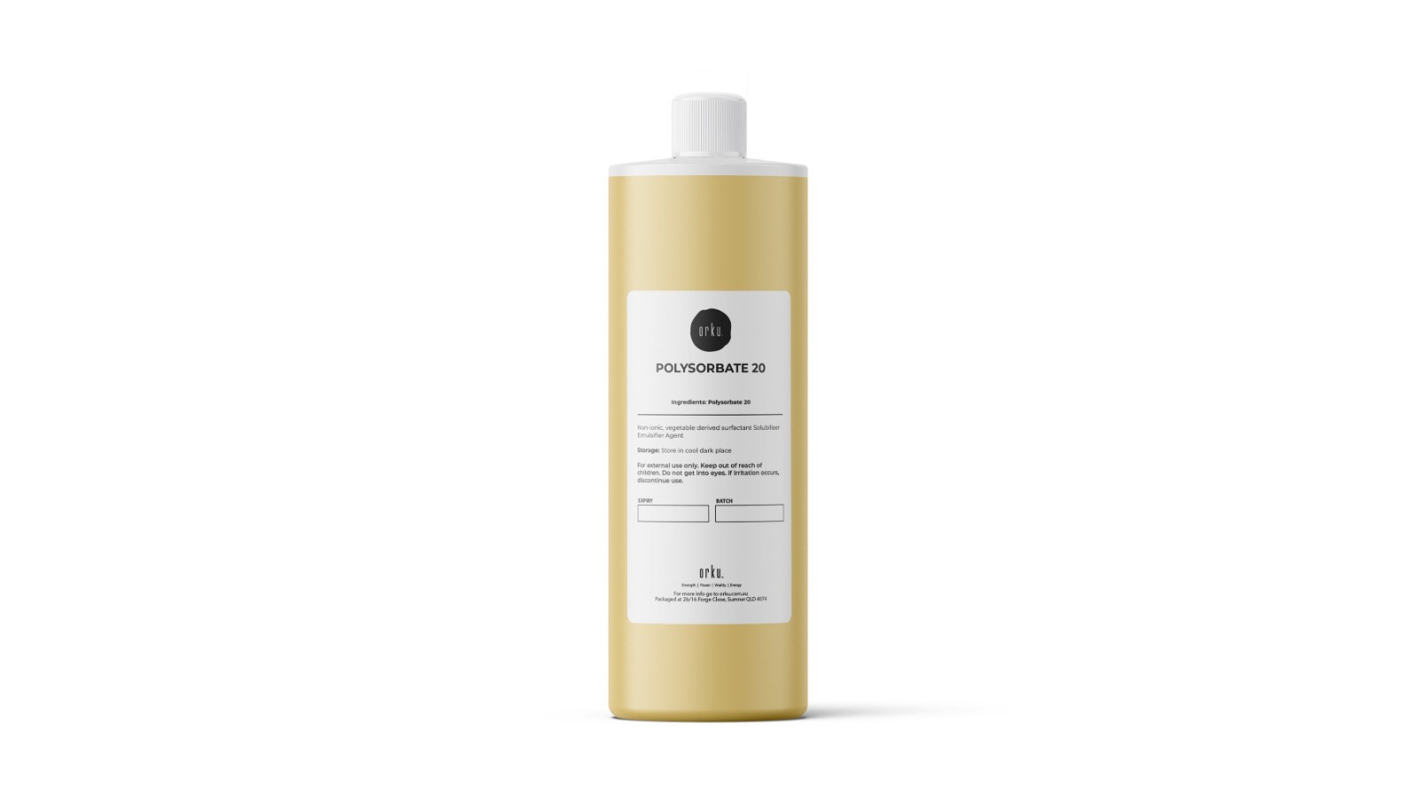Orku Polysorbate 20 Agent Surfactant