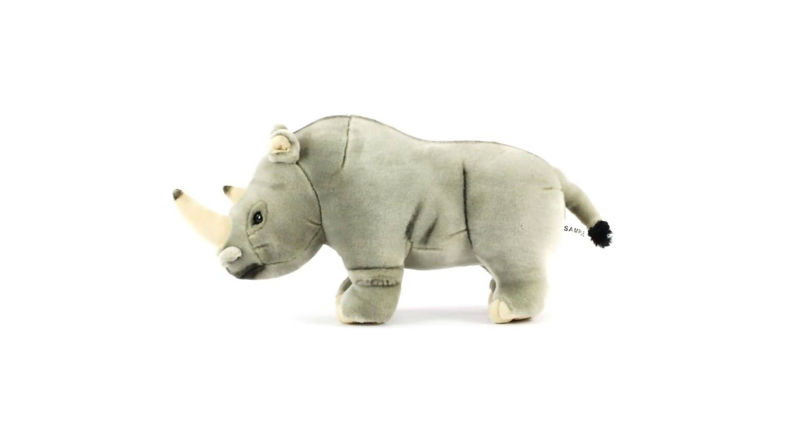 Living Nature White Rhino Plush Toy - 36cm 