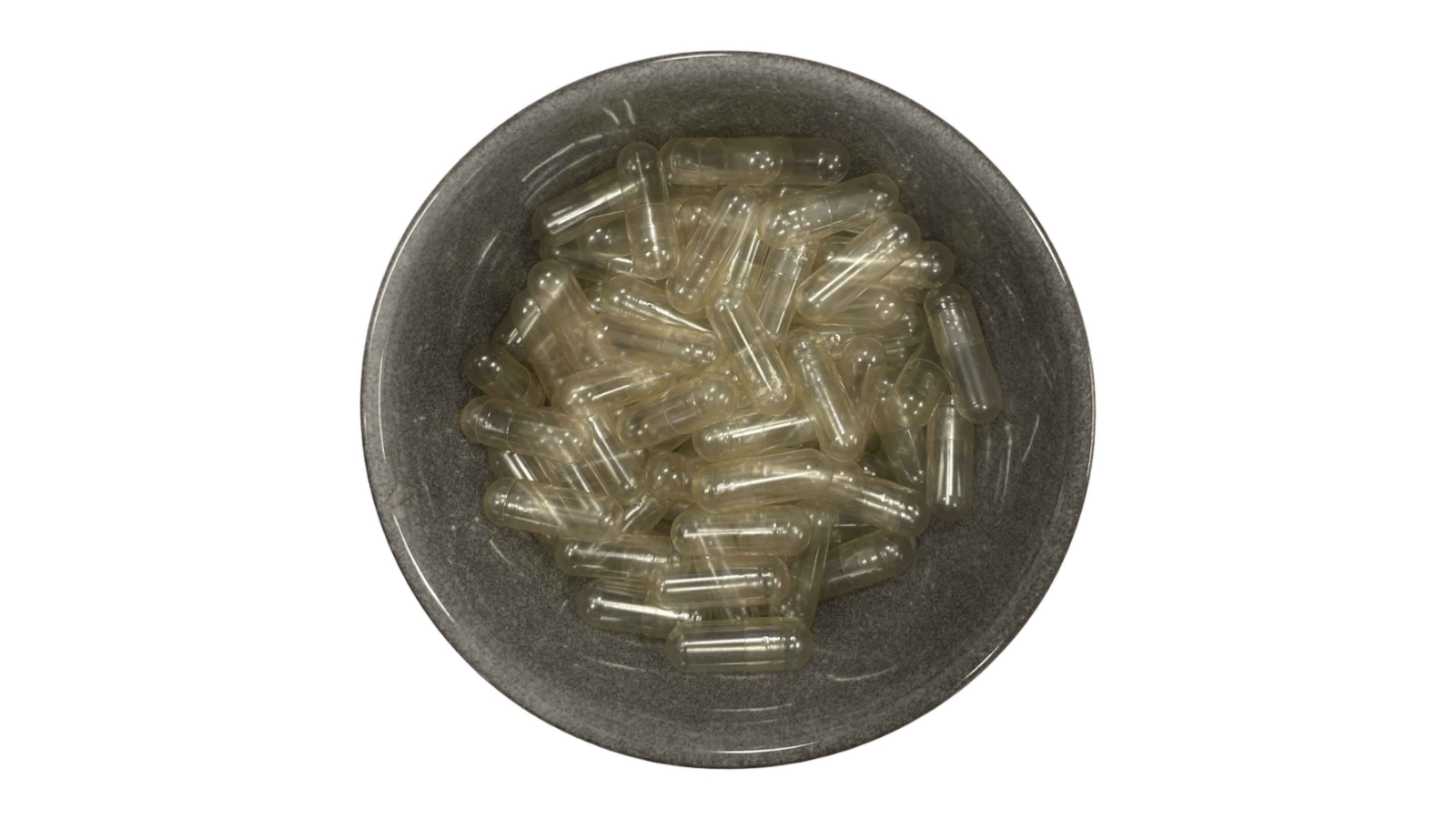 Orku 500 Piece Unfilled Vegetable Capsule - Clear