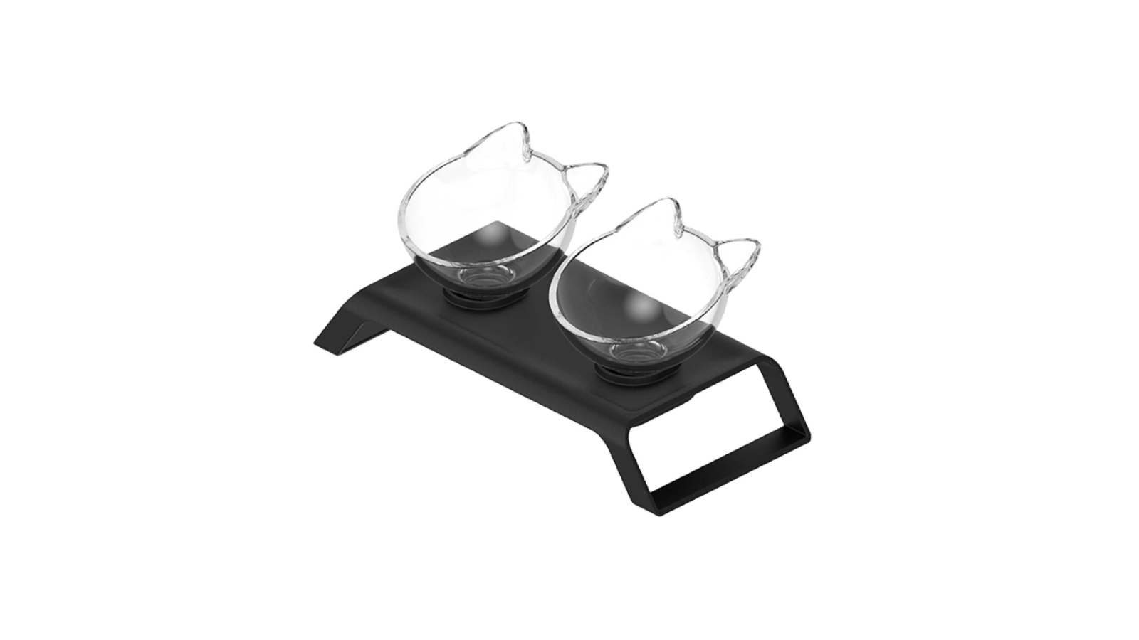 All For Paws 2 Piece Elevated Cat Bowl Stand - 200ml