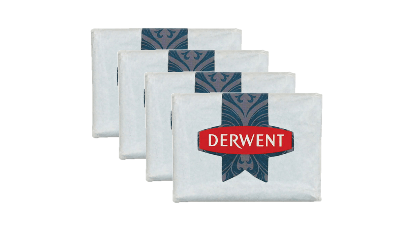 Derwent Pack of 4 Kneadable Rubber Art Eraser