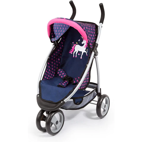 Bayer Dark Blue Doll Pram Jogger - 69cm