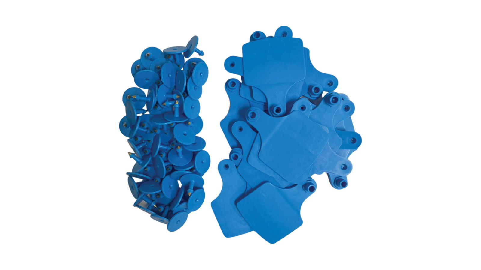 Rooster Farms 100 Piece Blue Cattle Ear Tag - 7.5 x 10cm