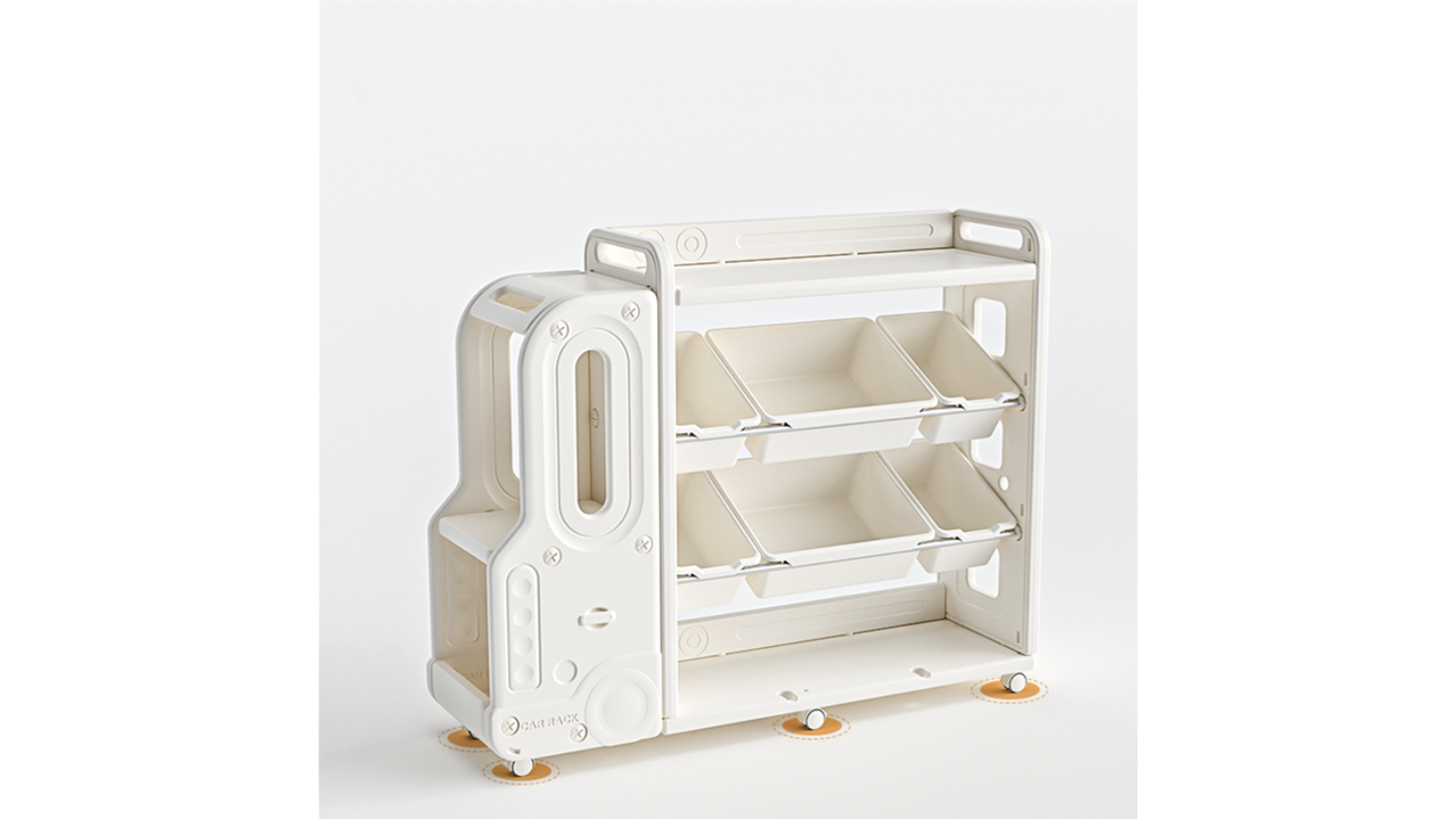 All 4 Kids Caroline Bus Bookcase Storage Unit