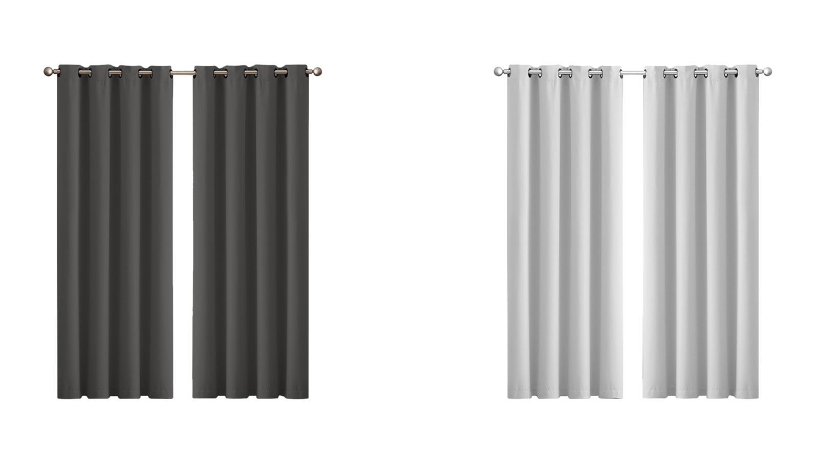 DreamZ 2 Piece 3-Layers 132 x 230cm Blockout Curtains