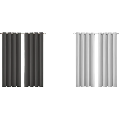 DreamZ 2 Piece 3-Layers 132 x 230cm Blockout Curtains