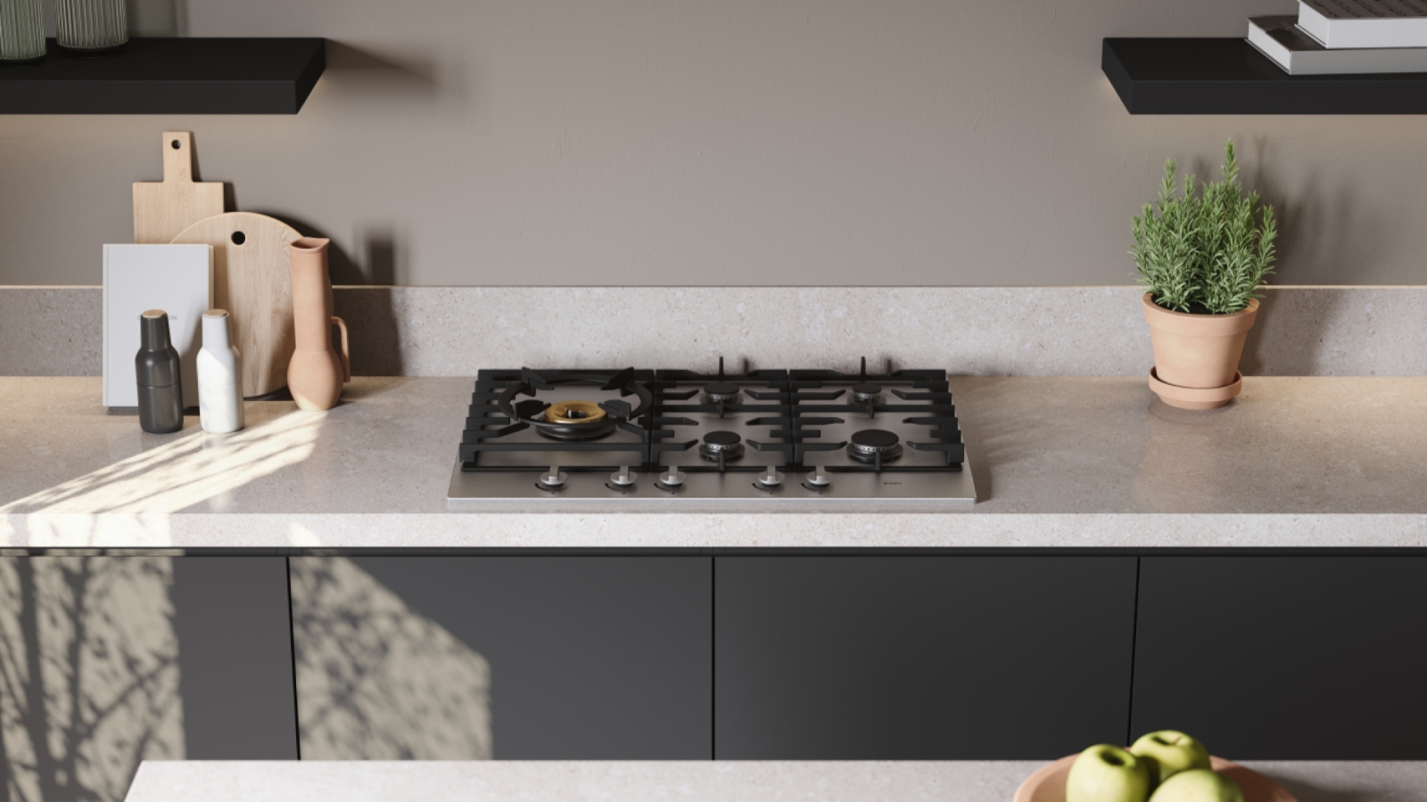 ASKO 75cm Gas Cooktop Stainless Harvey Norman