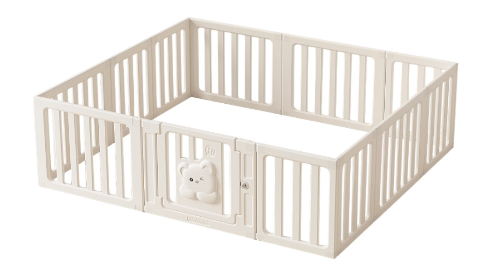 BoPeep White Foldable Kids Playpen - X-Large