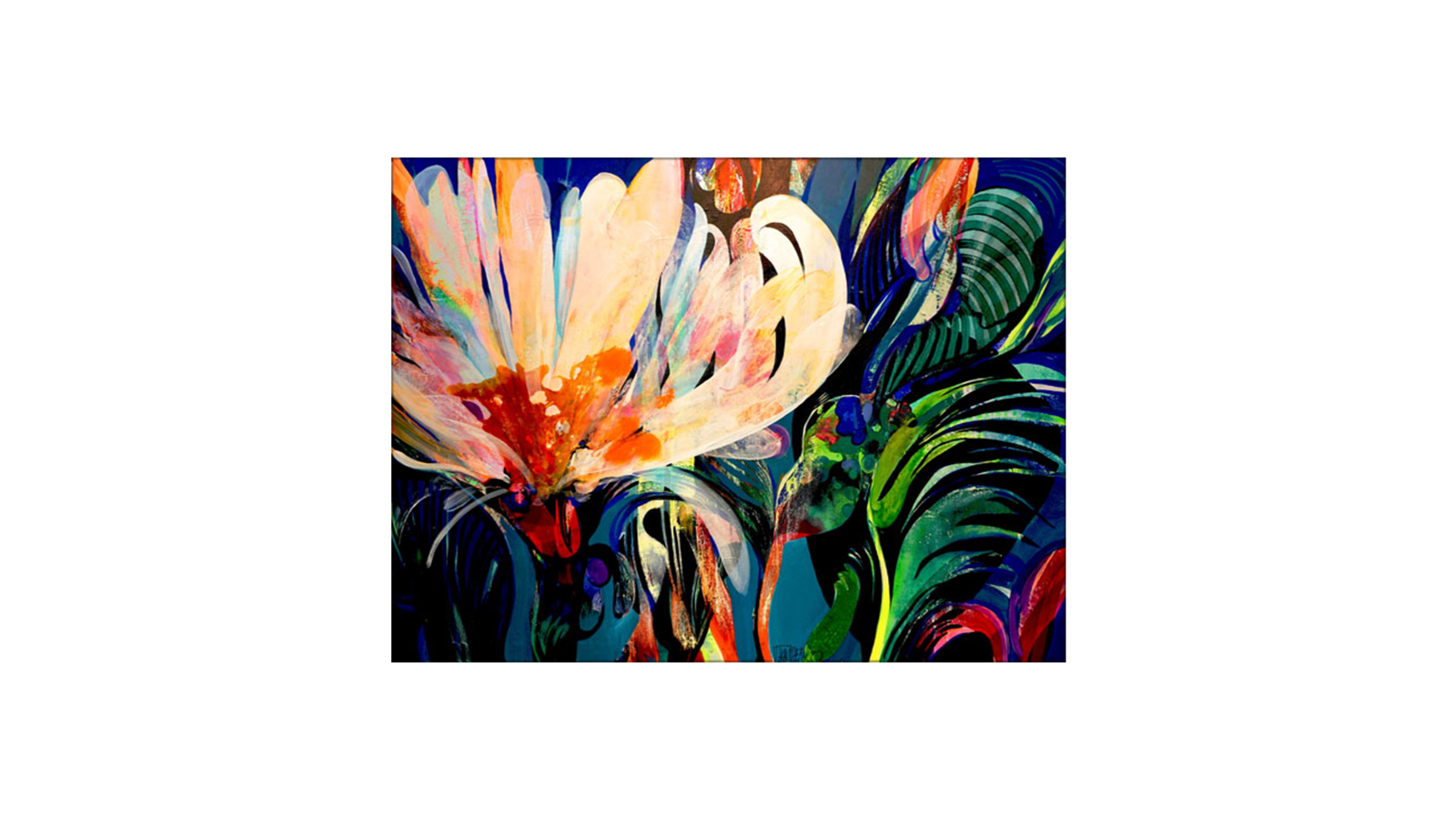 La Grolla Flower 1 Unframed Canvas Wall Art