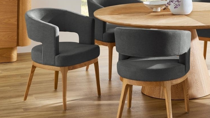 Perseo Dining Chair - Charcoal
