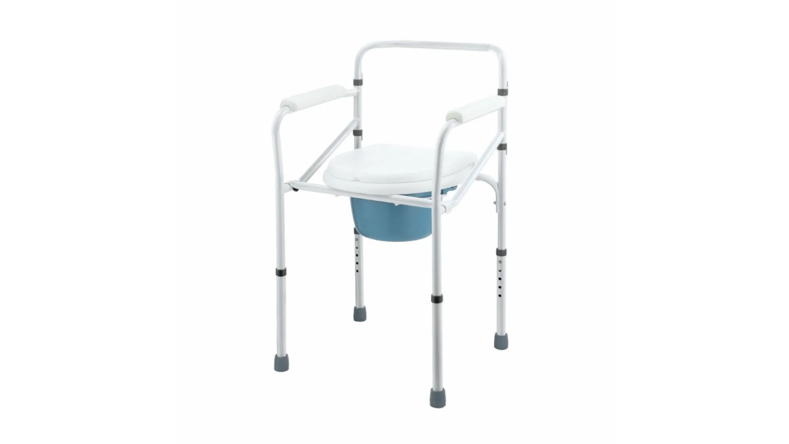 3 in 1 Bath Stool Bathroom Commode Shower Chair Toilet  with Arms