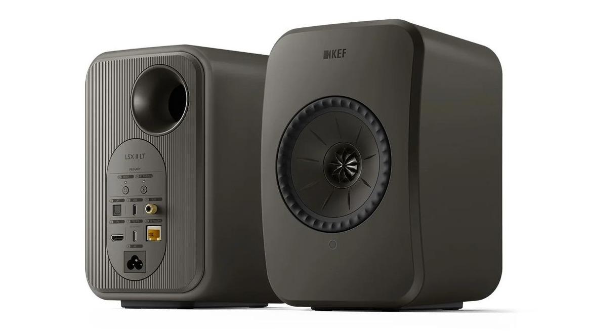 KEF LSX II LT Powered HiFi Speaker Graphite Grey Harvey Norman