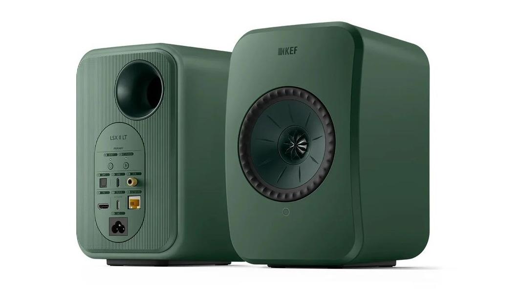 KEF LSX II LT Powered HiFi Speaker - Sage Green