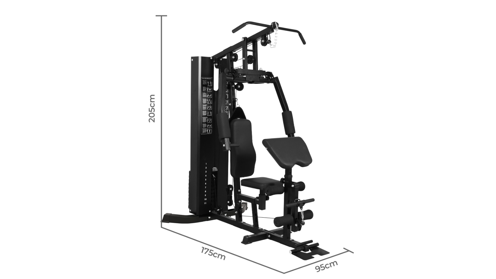 Centra Multifunctional Home Gym Fitness Workout Station Harvey