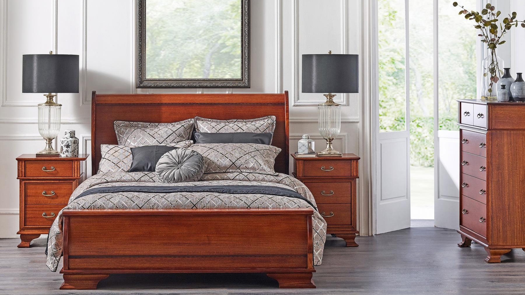 Emerson Doona Foot Double Bed Harvey Norman