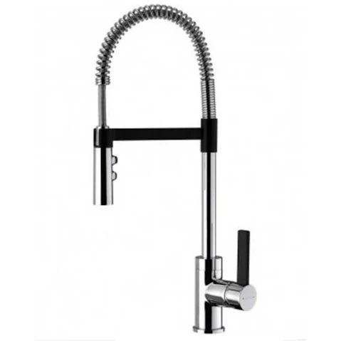 Methven Culinary Gaston Gooseneck Pull Down Kitchen Mixer - Black