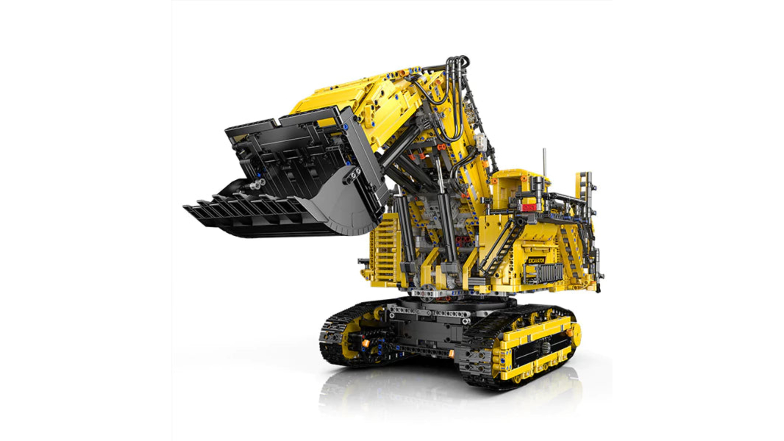 Mould King 4767 Piece Liebherr R 9800 Excavator with Motor