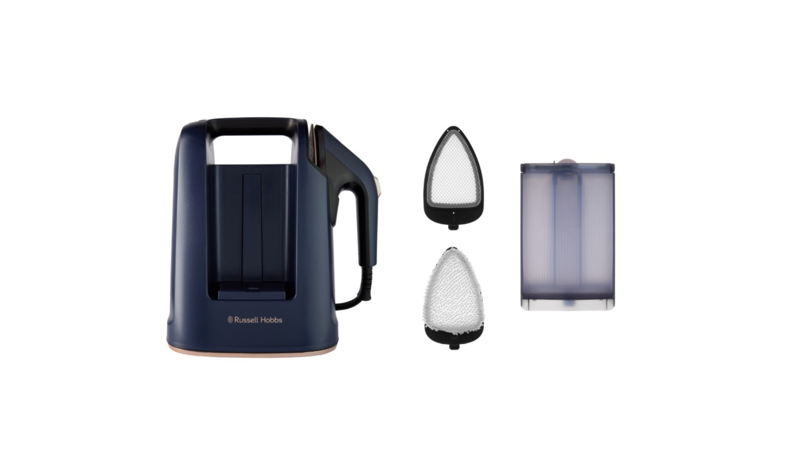 Russell Hobbs Supreme Steam Maestro 2-in-1 Handheld Garment Steamer - Navy Blue