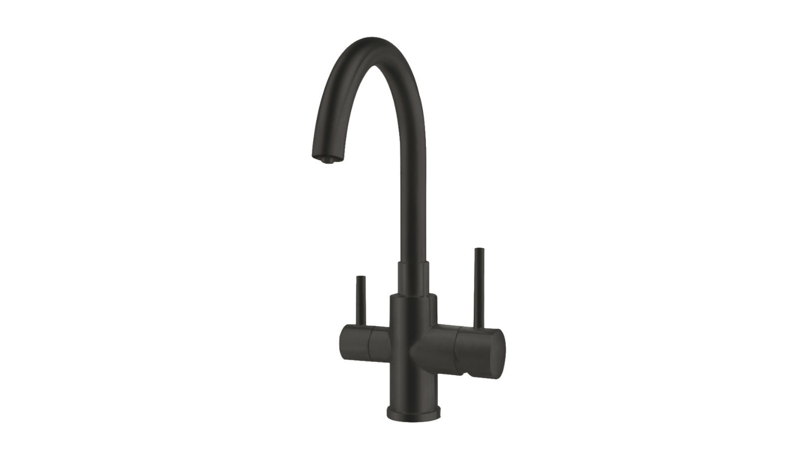 Zip 3-Way Filter Mixer Tap - Matte Black