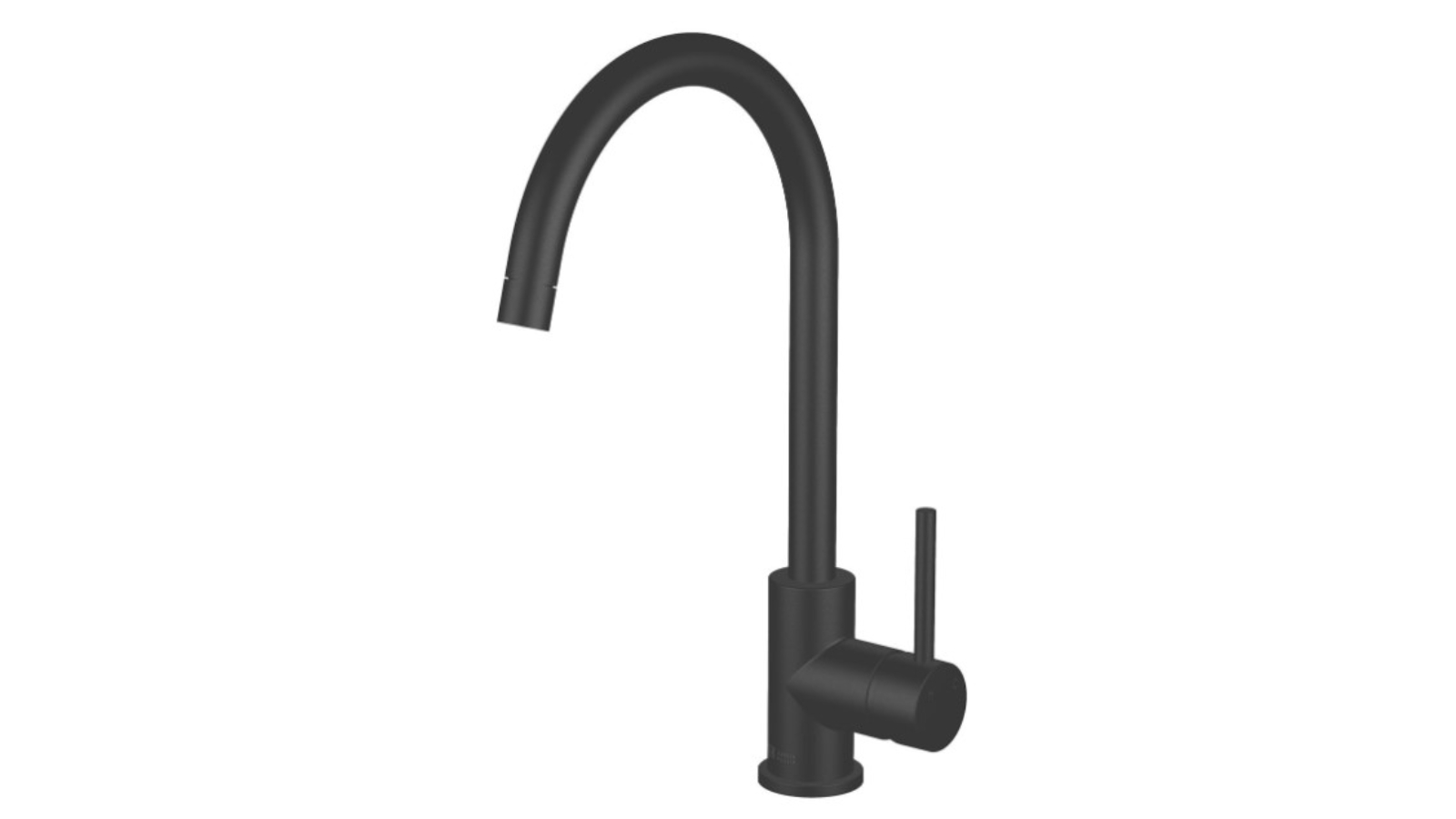 Gareth Ashton Lucia Goose Sidelever Mixer with Knurled Handle - Black