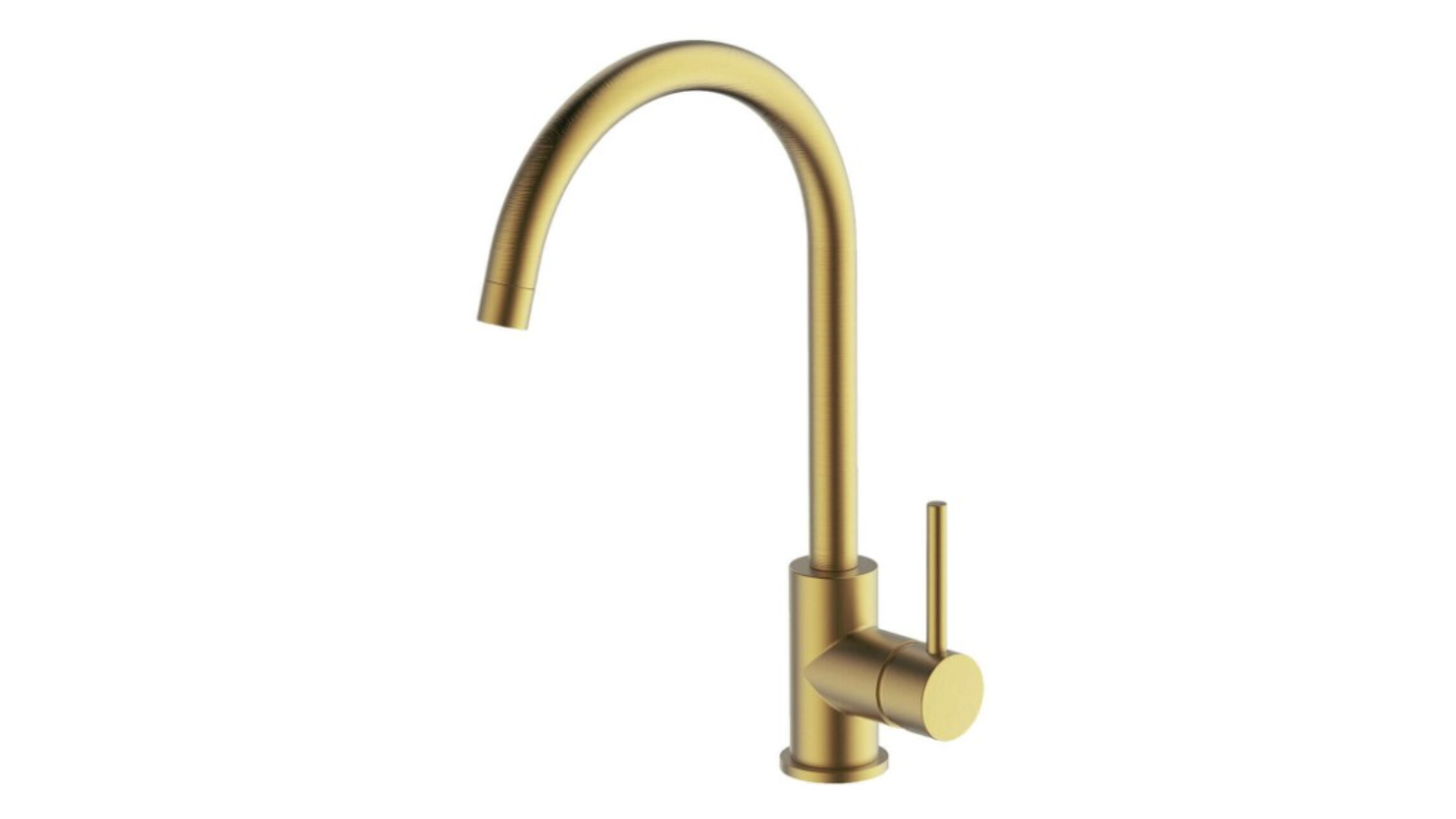 Gareth Ashton Lucia Goose Sidelever Mixer - Brushed Brass