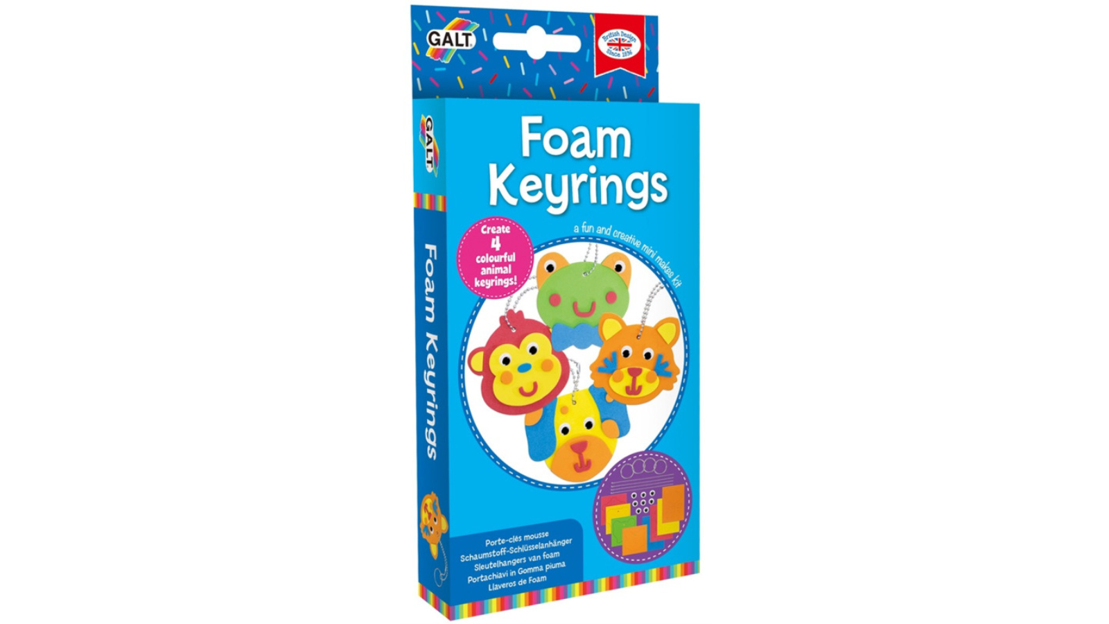 Galt Mini Makes Foam Keyrings