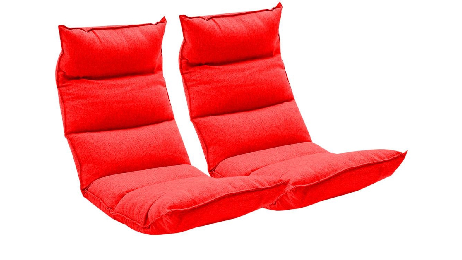 Soga 2X Floor Recliner Lazy Chair - Red