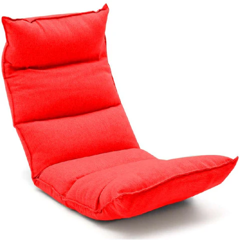 Soga Floor Recliner Lazy Chair - Red