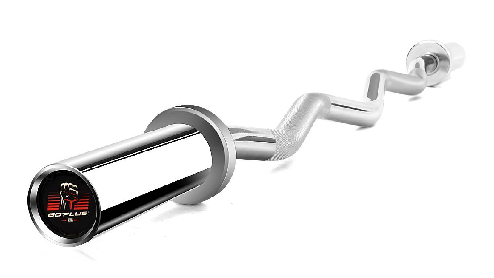 Costway 1.2m Steel Olympic Weight Barbell Bar - Silver
