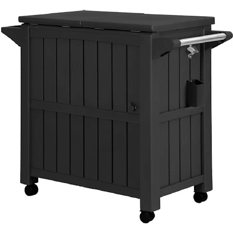 Gardeon 80L Ice Bucket Cooler Outdoor Storage Cabinet Box - Black