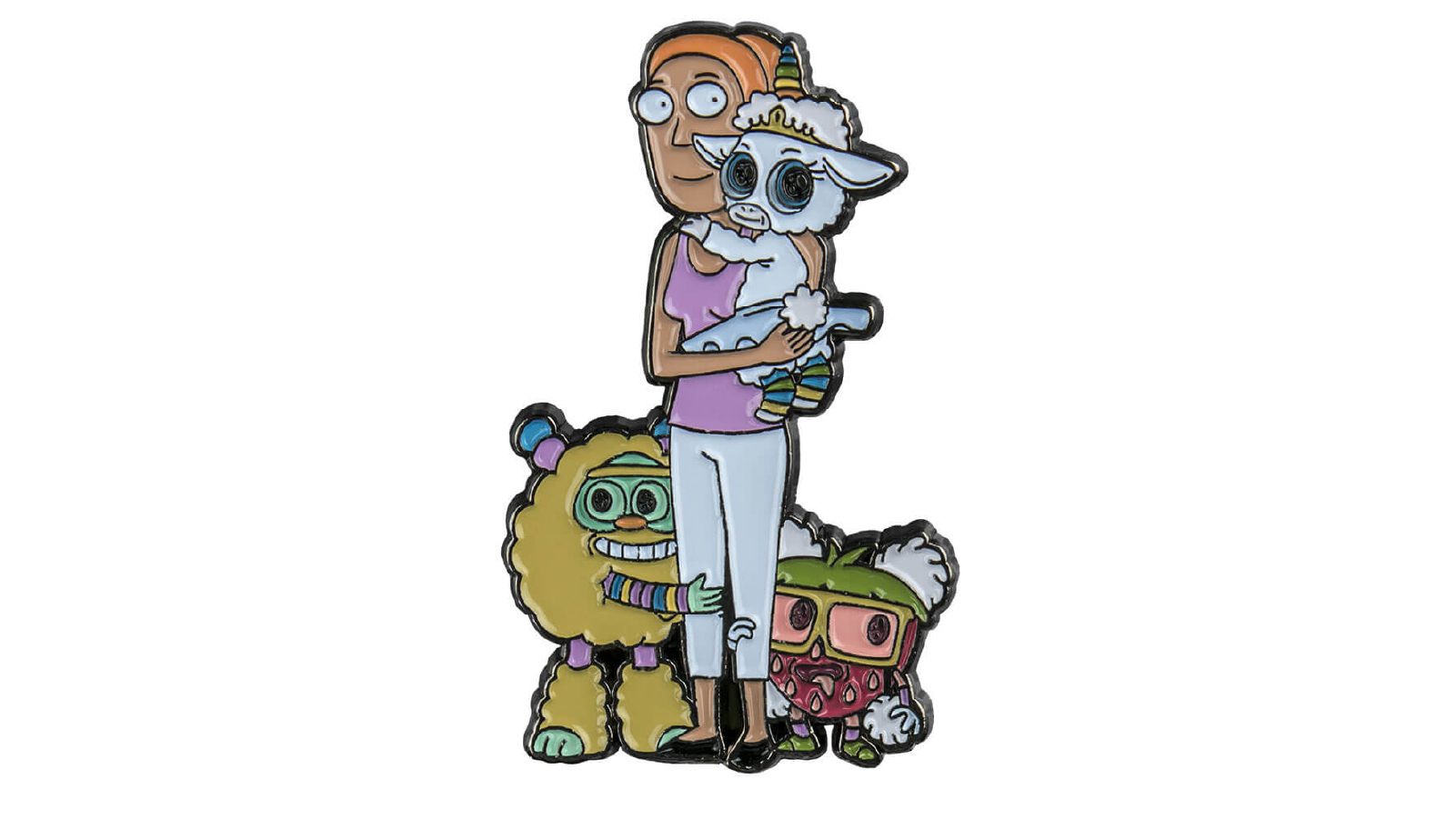 Latestbuy Rick and Morty Summer & Friends Enamel Pin