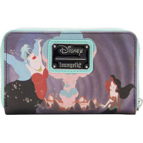 Latestbuy The Little Mermaid 1989 Princess Scenes Zip Purse