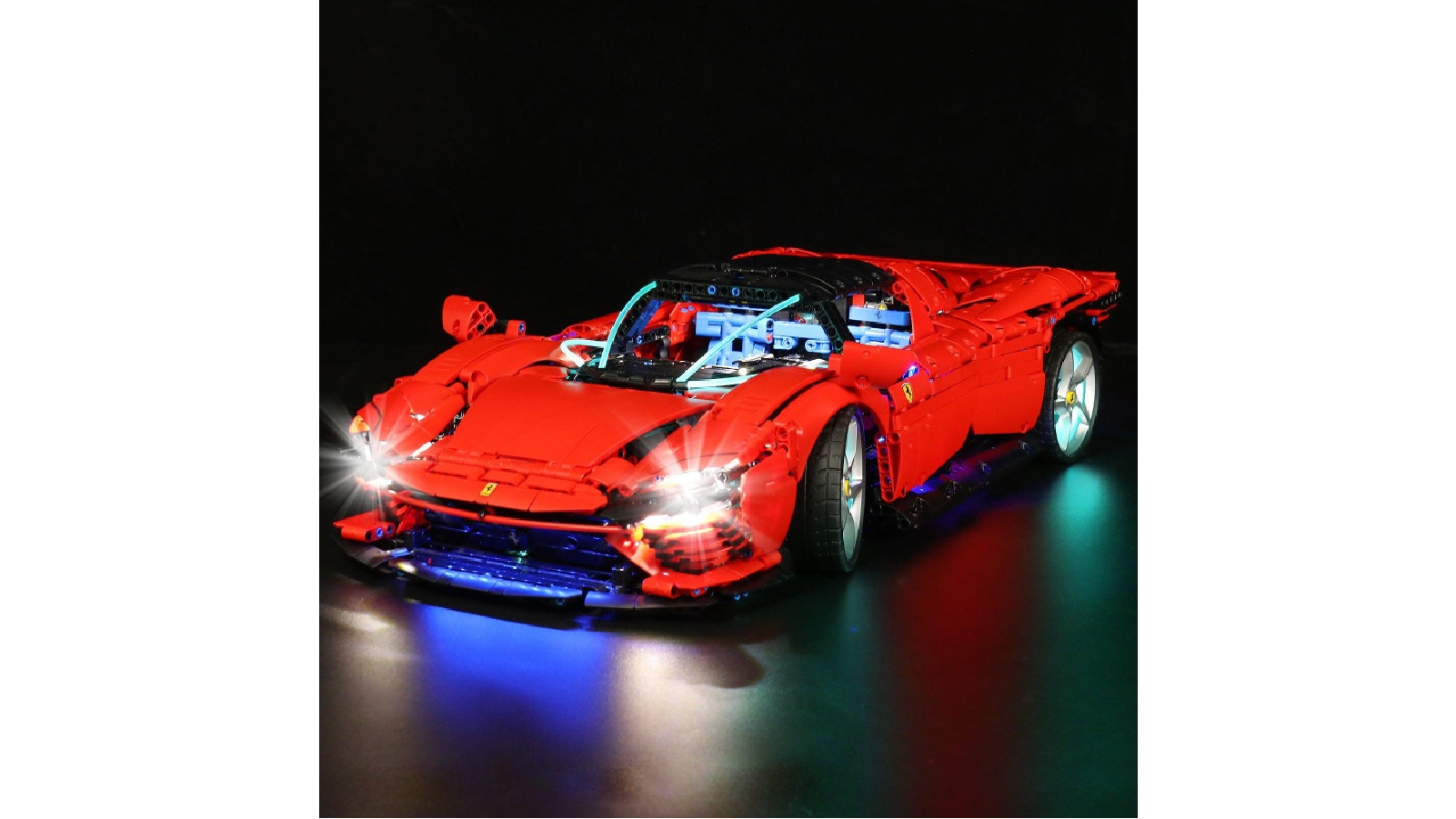 Brick Shine SP3 42143 GC Light Classic Version Kit for LEGO Ferrari Daytona 