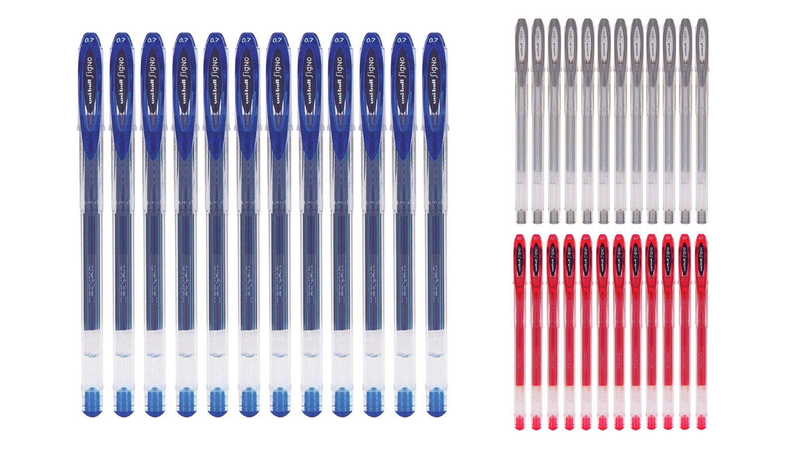 Uni-Ball Box of 12 UM120 0.7mm Signo Gel Ink Rollerball Pen