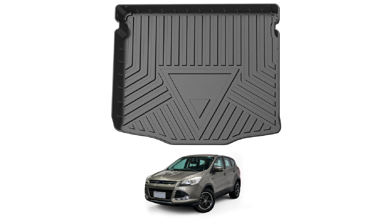 AUSGO Boot Liner Cargo Mat for Ford Kuga 2013-2016