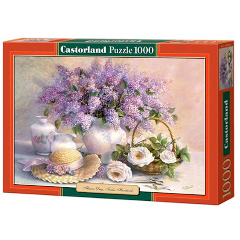 Latestbuy 1000 Piece of Castorland Trisha Hardwick Flower Day Jigsaw Puzzle