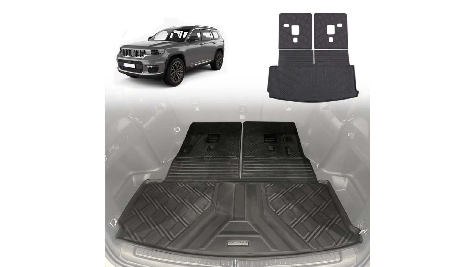 AUSGO 5 Seater Boot Liner Cargo Mat for Nissan X-Trail Xtrail T33 2022-Onwards 