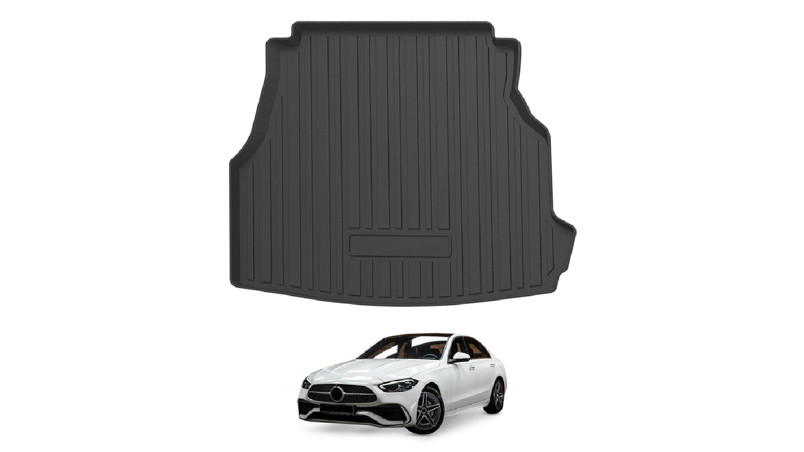 AUSGO Boot Liner Cargo Mat for Mercedes-Benz C-Class C Class W206 Sedan 2021- Onwards