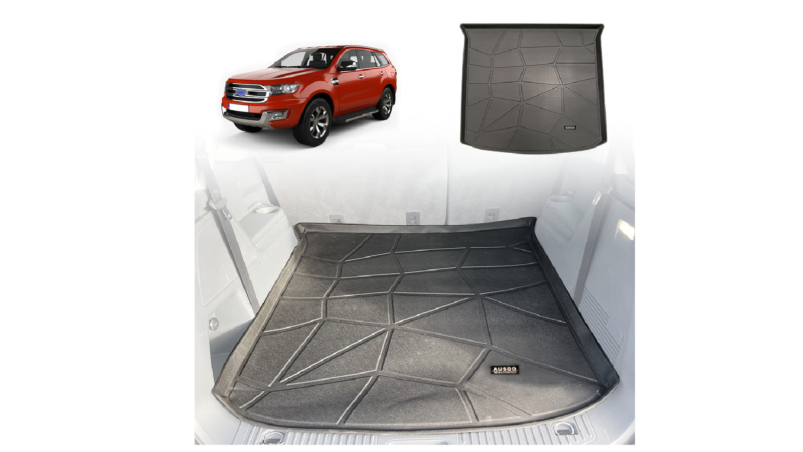 AUSGO Boot Liner Cargo Mat for Ford Everest UA Series 2015-2022