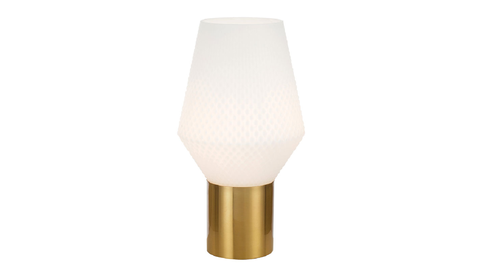 Pretty & Practical Zanoform Opal Matte Table Lamp Antique Gold Accent for Cozy Bedroom or Living Space