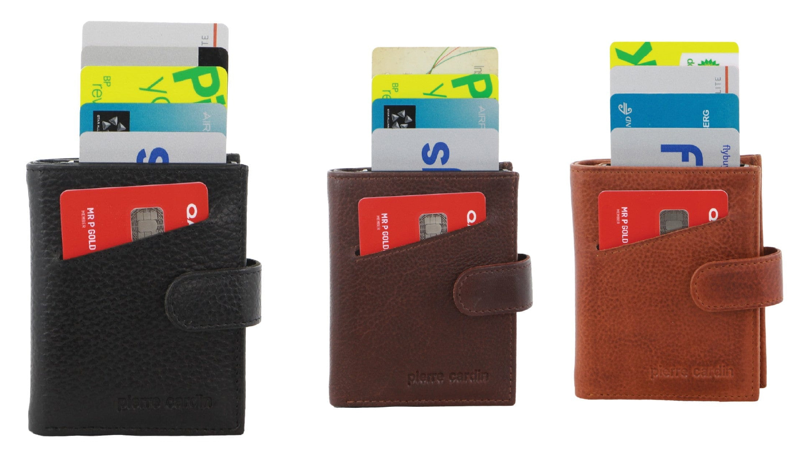 Pierre Cardin Leather Smart Slide Card Holder