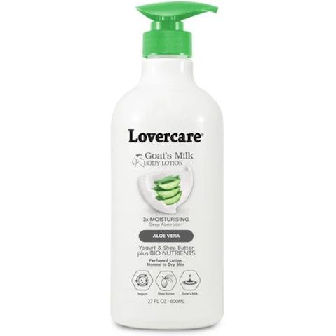 Loverscare Goats Milk Body Lotion with Aloe Vera - 800 ml