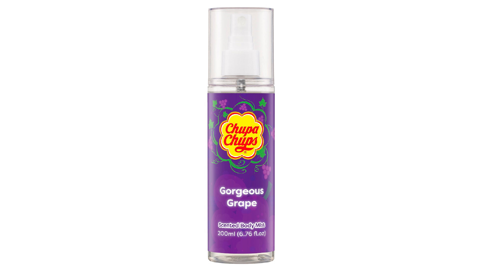Chupa Chups Grape Scented Body Mist Fragrance Spray - 200ml
