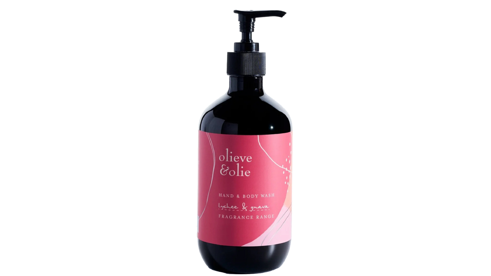 Olieve & Olie Hand and Body Wash Lychee and Guava - 500ml