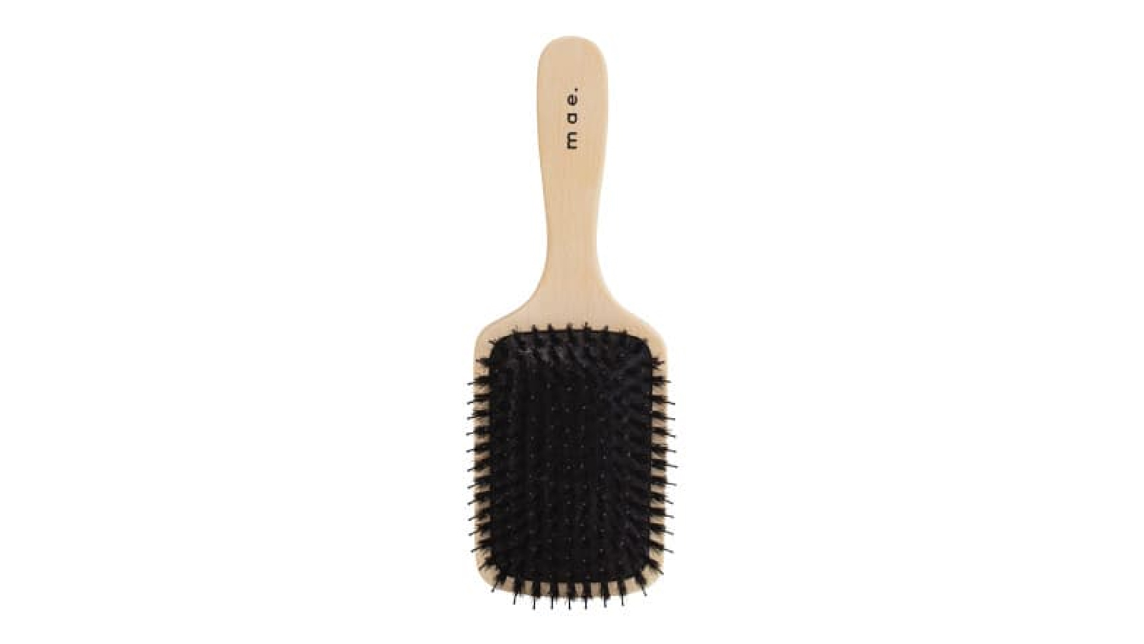 Mae Hair Paddle Brush with Natural Bristle for All Hair Types