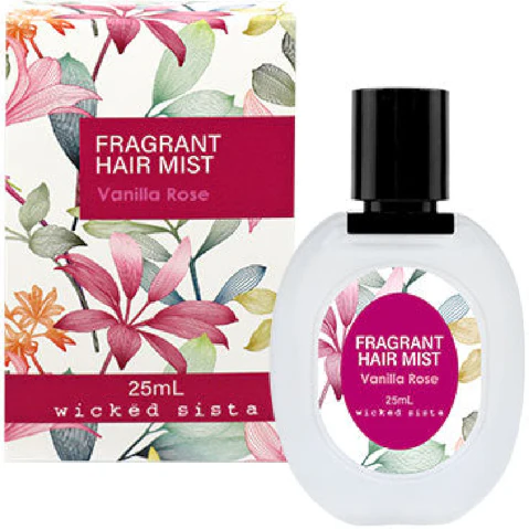 Wicked Sista Vanilla Rose Fragrant Hair Mist - 25ml